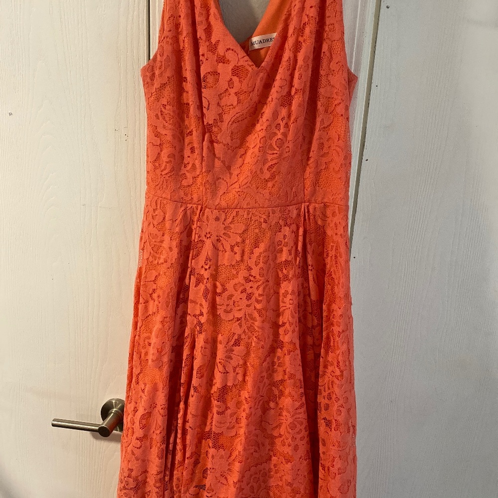 Women’s coral dress